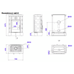 Kachlová kamna ABX Britania kachlový sokl, Perle